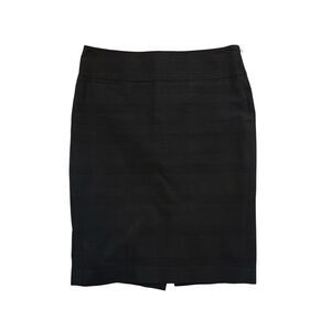 Burberry  Sz 10 Black Nova‎ Check Classic Knee Length Pencil Skirt Coin Pockets